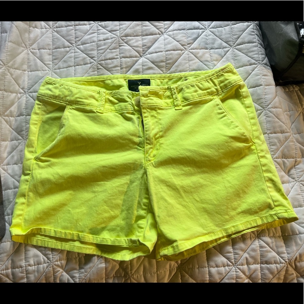 Neon Yellow Shorts